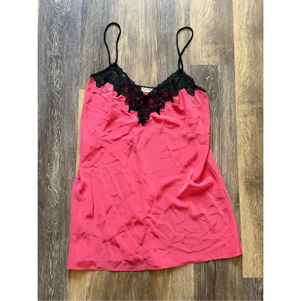 Dior Women's Pink and Red Vest